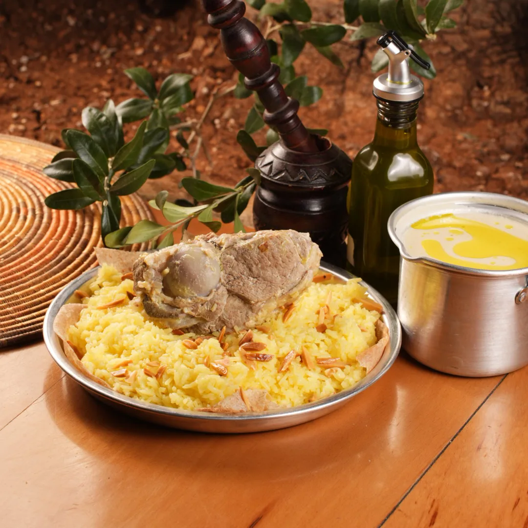 Mansaf at the restaurant