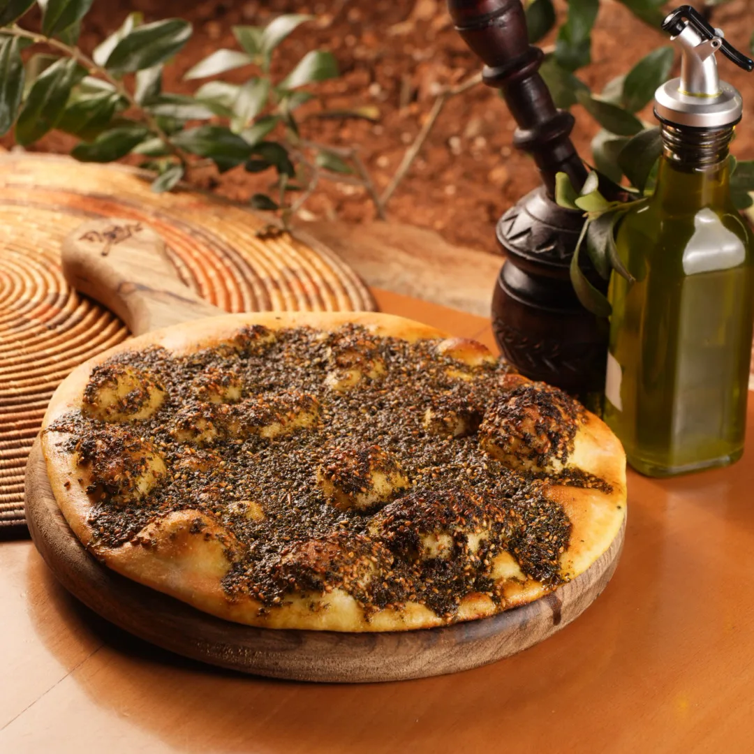 Zaatar at the restaurant